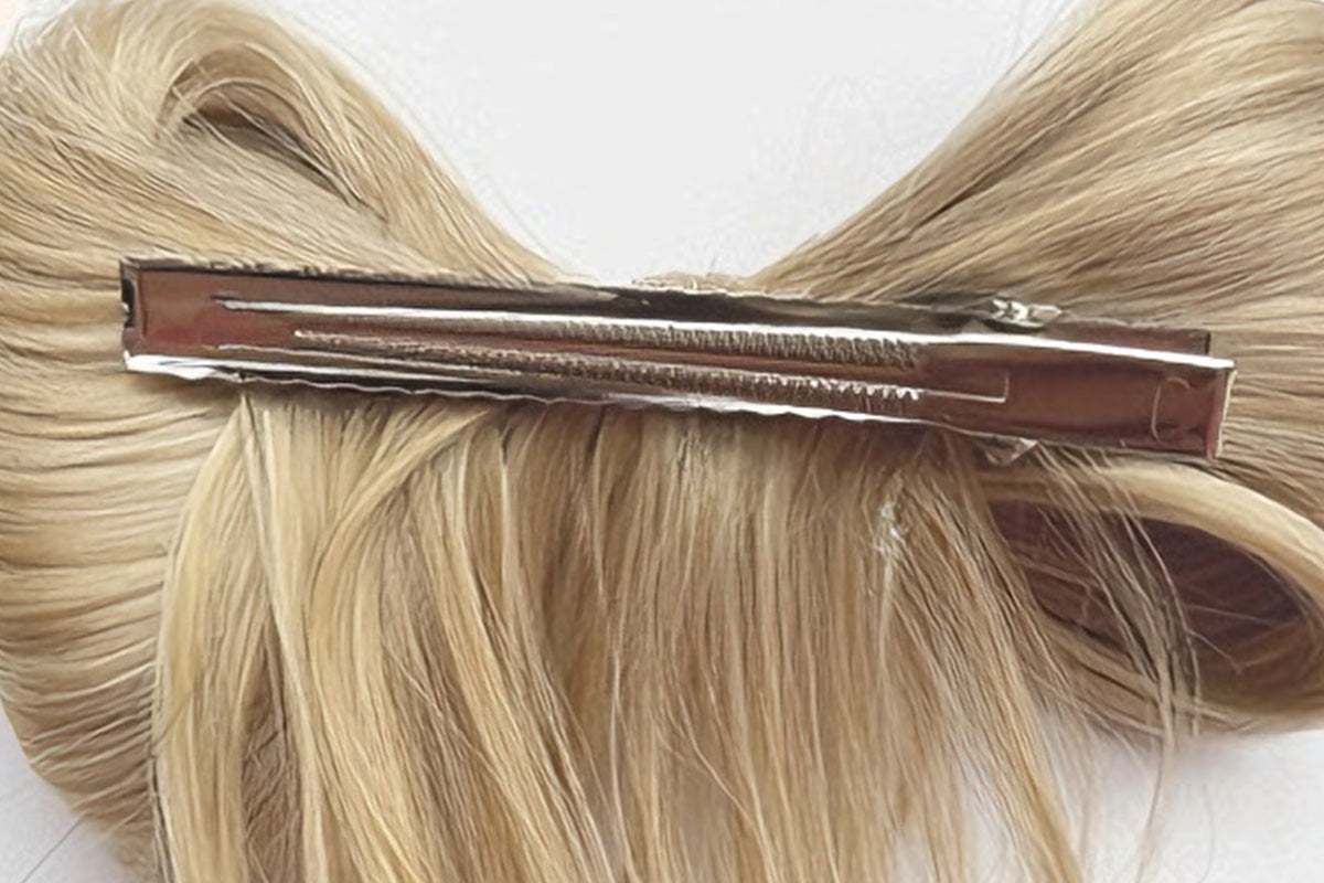 Bow Ponytail Hair Clip for Long Curly Hair Decorative