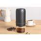 Portable Electric Coffee Grinder for Home Use with Cleaning Brush