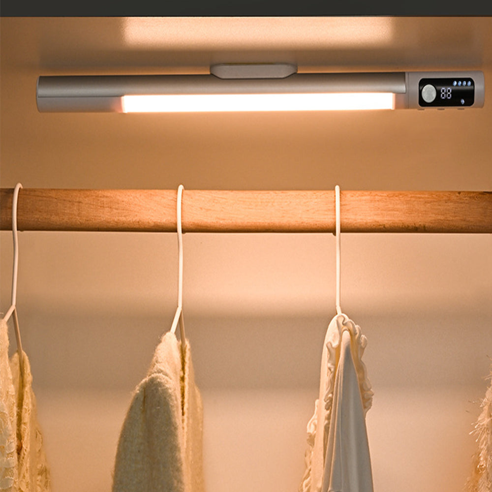 Rechargeable Magnetic Motion Sensor Light Bar with 3 Adjustable Colors