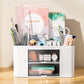 Pen Organizer with 2 Drawer Multi-Functional Pencil Holder for Desk