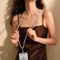 Adjustable Phone Lanyard Crossbody Strap Round Flat Braided for Women Men