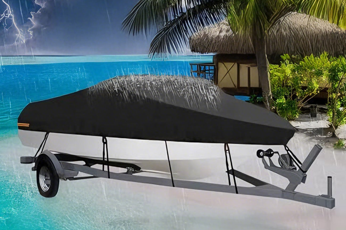 Heavy Duty Marine Grade Trailerable Open Boat Cover Waterproof