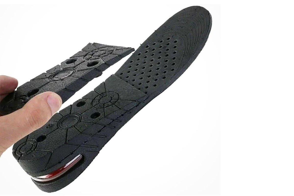 1 Pair 4-Layer Heel Insert Height Increase Insoles Air Taller Cushion Insoles