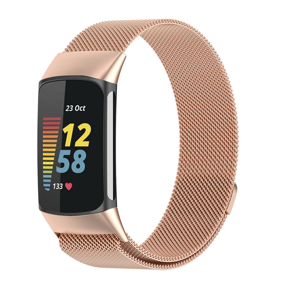 Milanese Band Metal Stainless Steel Strap for Fitbit Charge 5