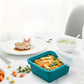 4Pcs Silicone Freezer Tray for Soup Ice Cubes Food Storage Portion Control