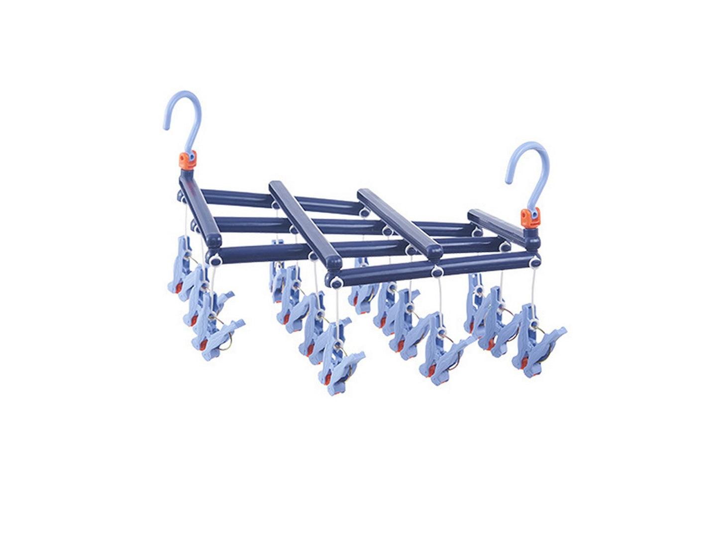 14/19/29 Clips Folding Hanging Hanger Multi Functional Windproof Socks Clip Clothes Hanger