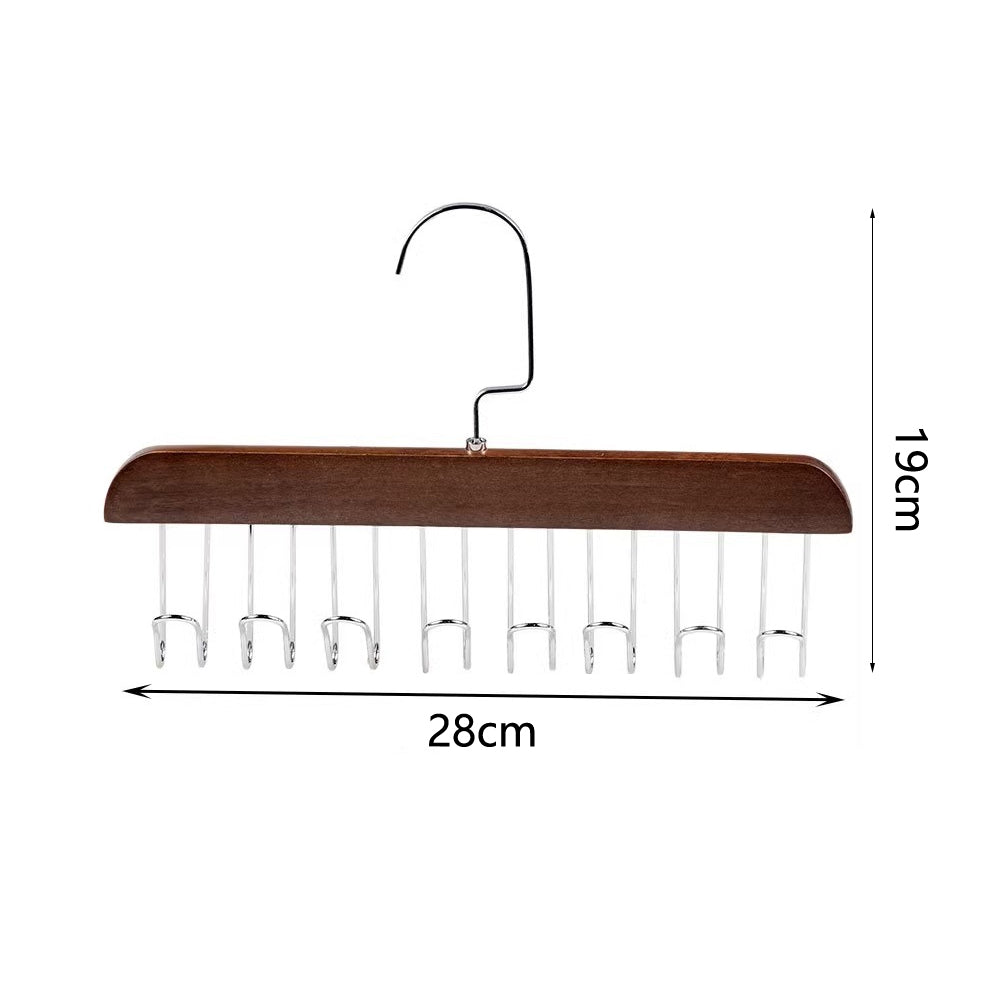 2Pcs Multi Hook Anti Slip Space Saving Clothes Hanger