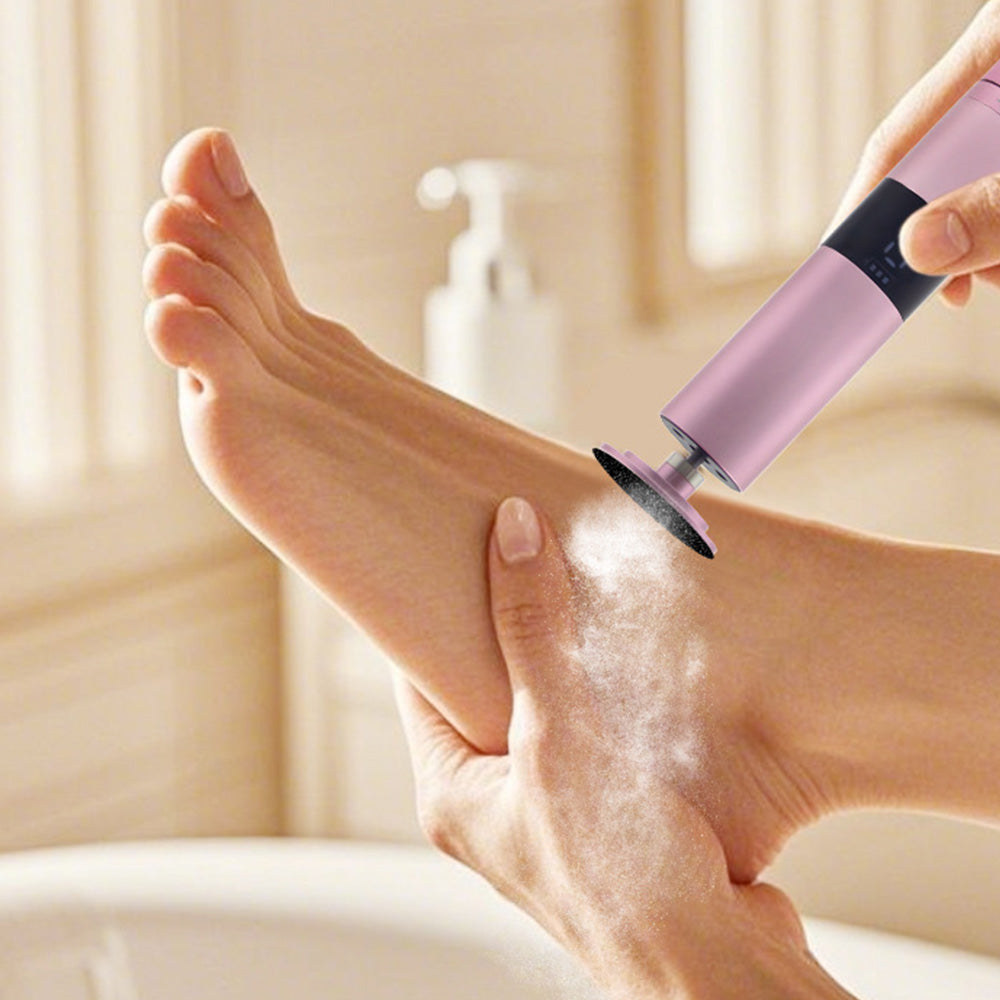 Electric Digital Foot Callus Remover Adjustable Speed Rechargeable Foot Sander For Dead Skin
