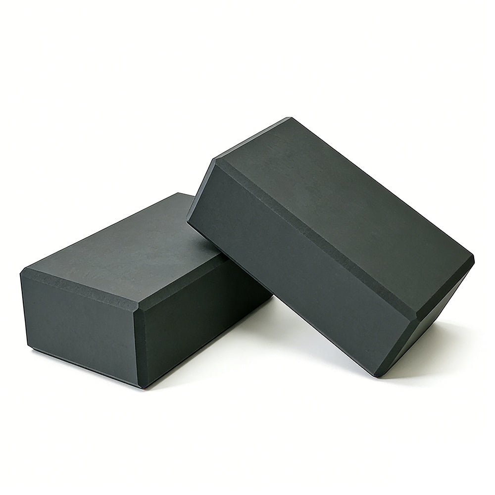 2 Pcs High Density EVA Yoga Block for Gym Pilates Dance