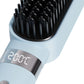 2Pcs USB Rechargeable Cordless Negative Ion Hair Straightener Comb