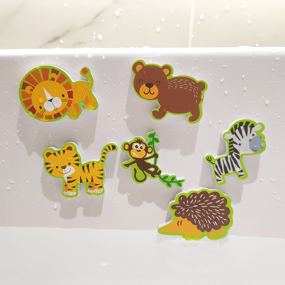 Set of DIY Cartoon Animals Cars Wall Stickers