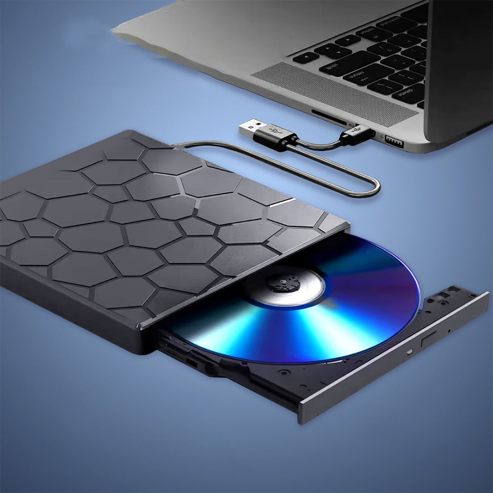USB3.0 Type-C External DVD Drive Disc Player Burner Reader Writer For PC Laptop