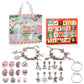 Christmas Advent Countdown Calendar Charm Bracelet Necklace Making Kit