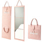 Portable Foldable Full Length Mirror with Handle Tri Fold Mirror for Makeup Dance Practice
