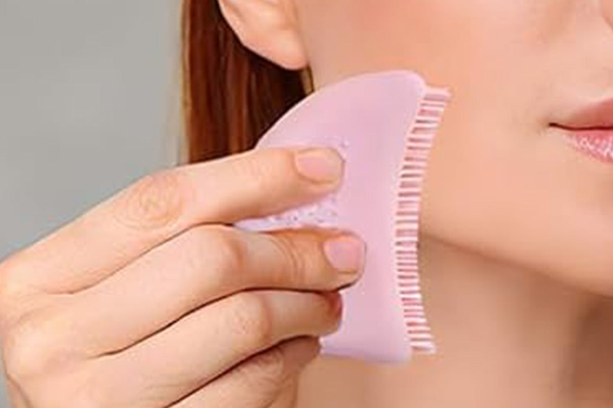 Silicone Contour Face Brush for Facial and Neck Massage