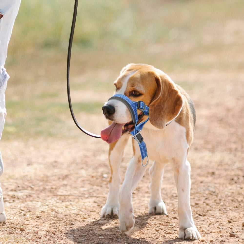 Adjustable Dog Head Halter Collar for Long-Snout Dogs