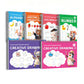 Special Grooved Handwriting Practice Books with 10 Refills Large Reusable Copybooks for Age 3 to 8
