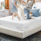4PCS Invisible Bedsheet Clips Bed Sheet Holders With Lock Strips For Corners