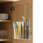 Straw Holder for Cabinet Door Reusable Straw Storage for Kitchen Cupboard