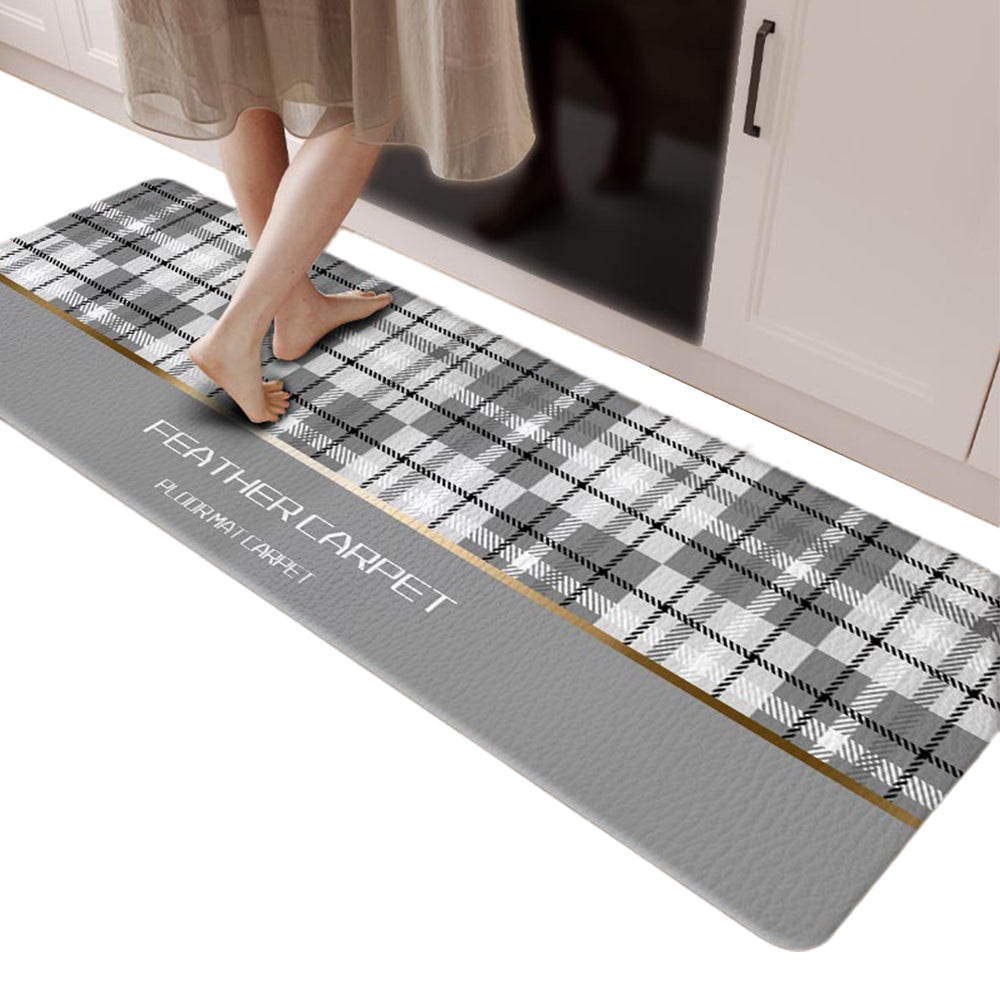 Anti Fatigue Kitchen Floor Mat Cushioned PVC Standing Pad for Home Office-Style 2
