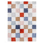 Soft Plush Shaggy Rug Checkered Thickened Non Slip Carpet for Living Room Bedroom