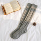 Womens Knitted Over Knee Socks for Fall and Winter Thick and Warm Long Stockings