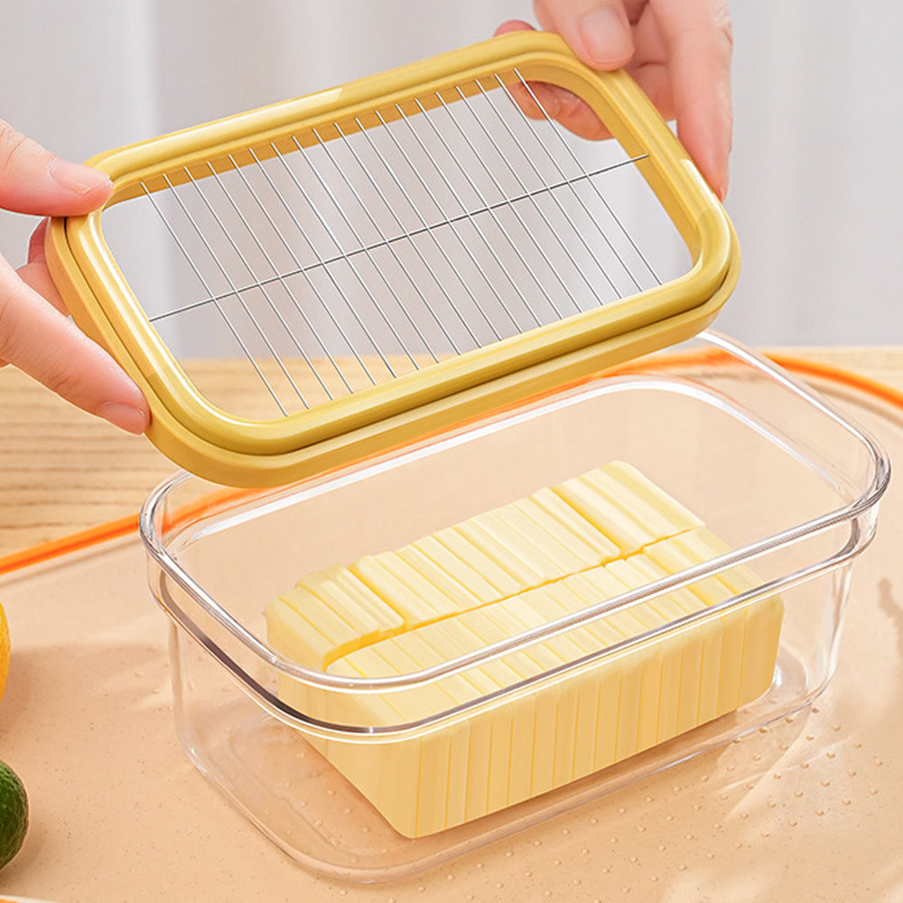 Butter Slicer and Container with Lid