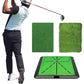 3Pcs Replaceable Golf Hitting Mat Golf Practice Mat with Instant Swing Path Feedback