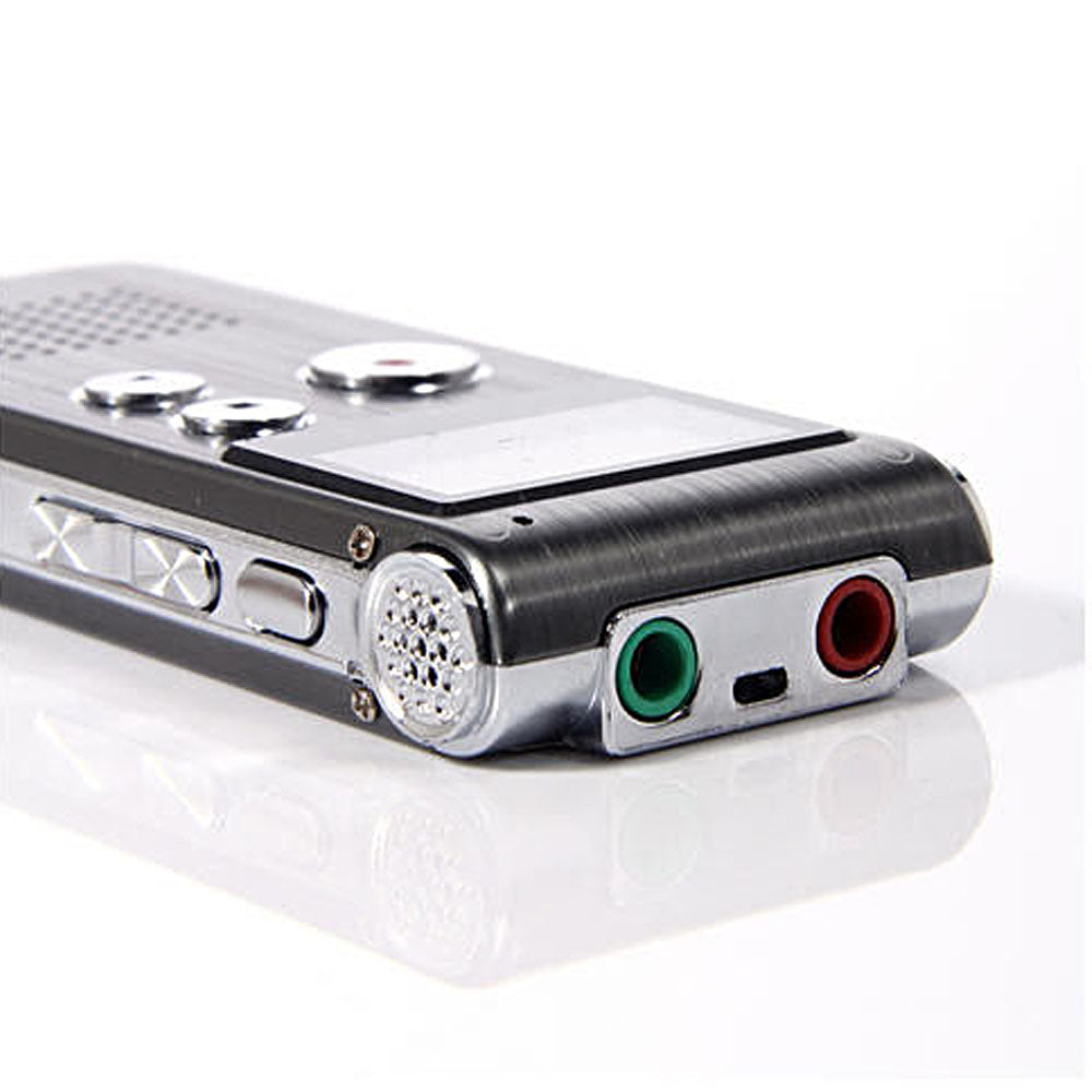 8GB Digital Voice Recorder USB Rechargeable Dictaphone with Playback for Lectures