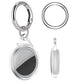 4-Pack Airtag Protective Case with Key Ring Transparent TPU Cover for Apple Airtags