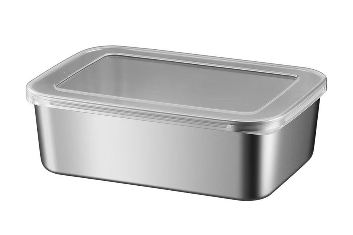 5Pcs Stainless Steel Food Storage Containers with Lids for Picnic Travel