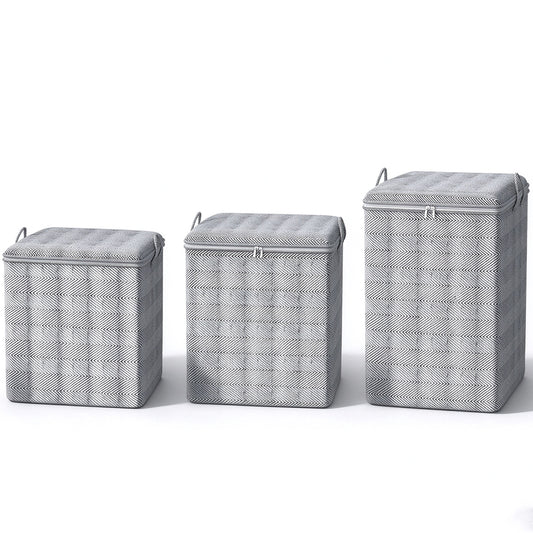3 Piece 110L 140L 180L Nonwoven Comforter Storage Bag Set-ST2