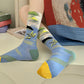 4 Pairs Women Novelty Crew Socks
