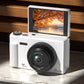 Digital Camera 5K 18X Zoom Flip Screen Video Camera with 64GB Memory Card
