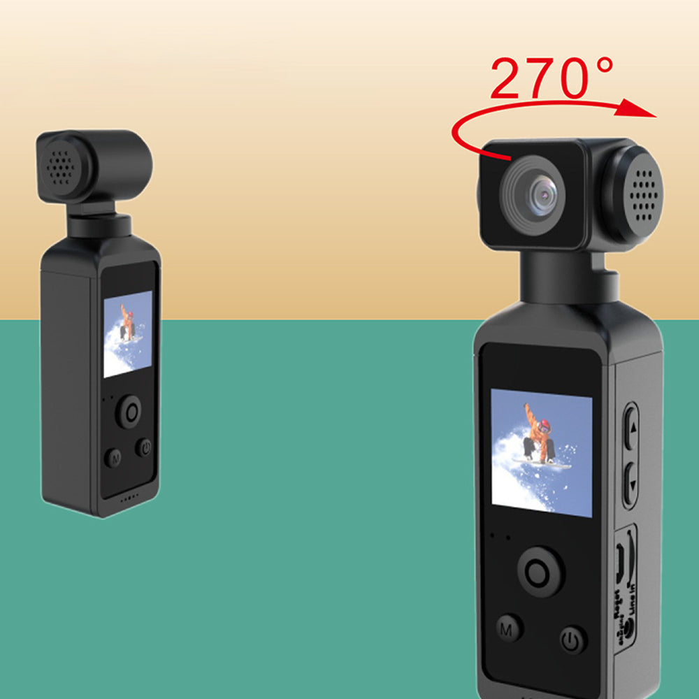 4K WIFI Action Handheld Camera 270-degree Rotate Stabilize Video Recorder Vlog