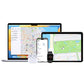 2Pcs Wireless Charging Smart Wallet Tracker Card for Apple Find My App