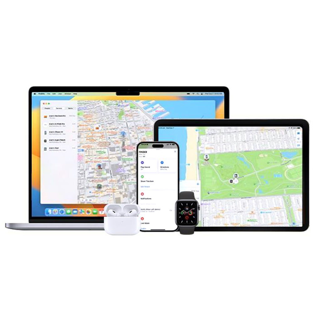 2Pcs Wireless Charging Smart Wallet Tracker Card for Apple Find My App