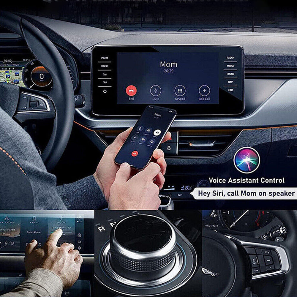For Apple Carplay Adapter Bluetooth USB Wireless Auto Car Player Stereo