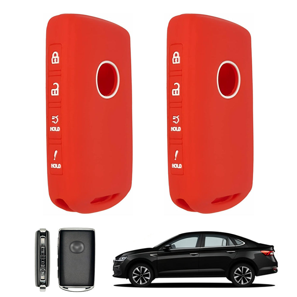 2 PCS Light Silicone Car Key Cover Cases Compatible with Mazda CX-3 CX-4 CX-5 CX-30