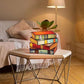 Resin Stained Stacked Books Lamp