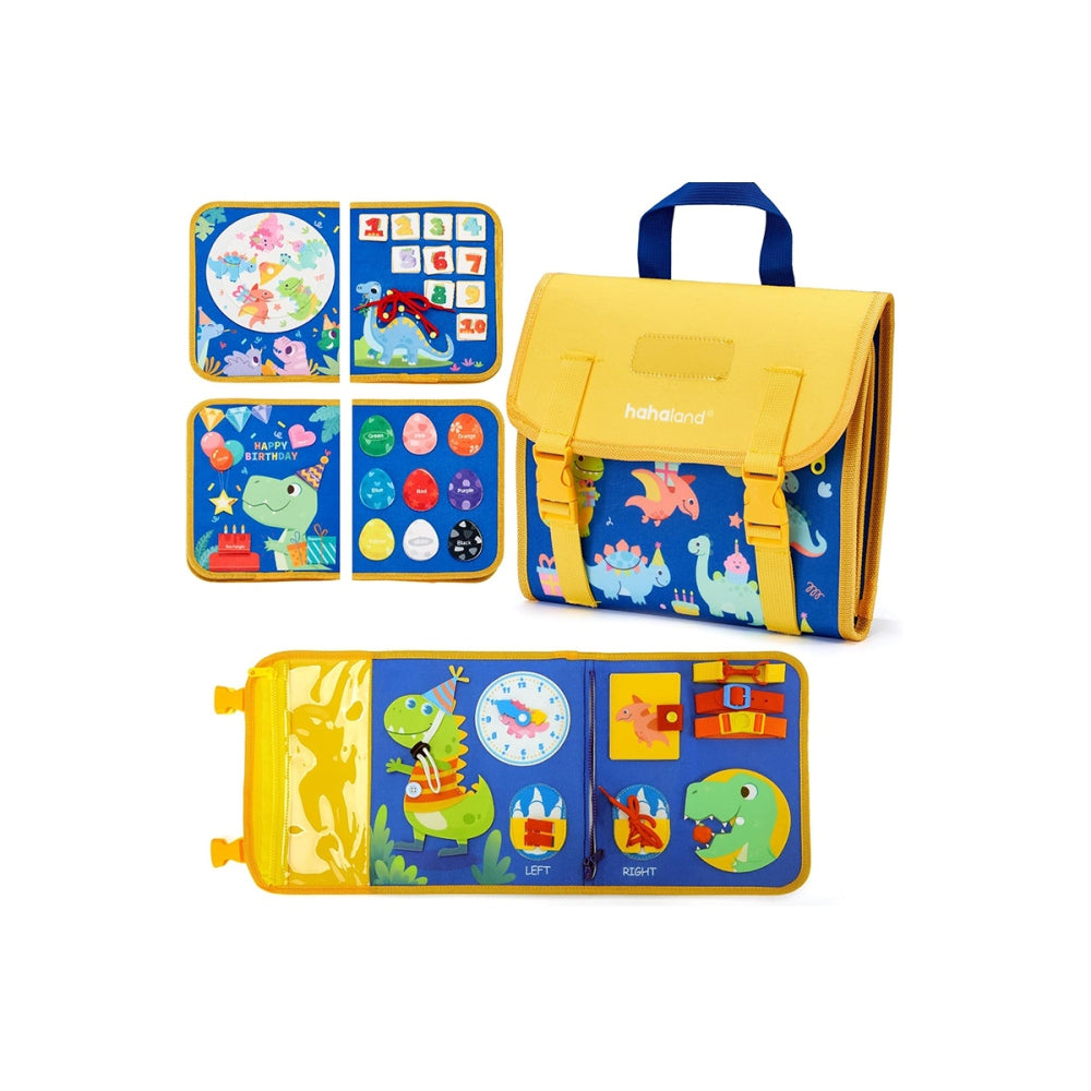 Busy Board Sensory Education Book Felt Bag Toy DIY Learning Activity