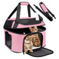Breathable Pet Carrier Foldable Cat Travel Bag Shoulder Bag