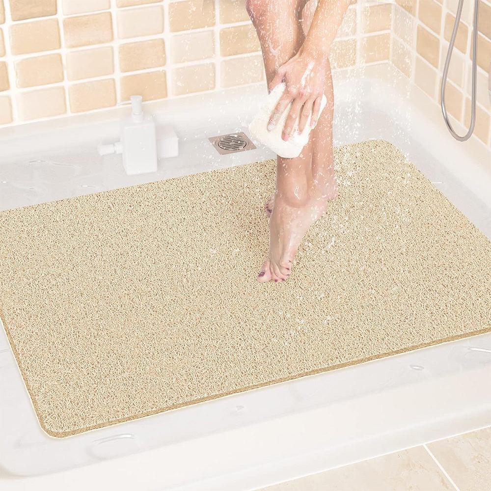 Hollow Loop Non Slip Shower Floor Mat for Bathroom Quick Drainage
