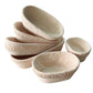 Oval Sourdough Banneton Bread Dough Proofing Basket with Liner