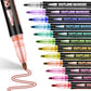 12 Color Multicolored Double Line Outline Marker Pen Set Painting Art