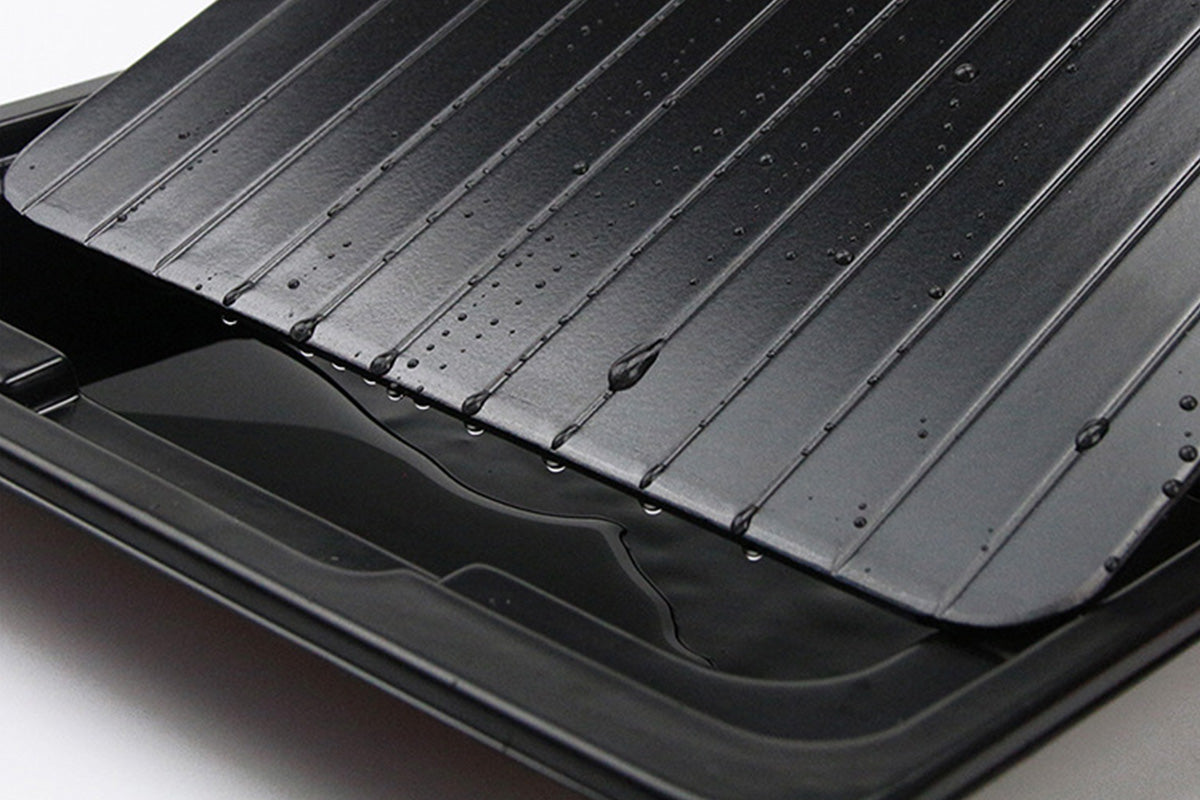 Rapid Thaw Tray with Drip Tray Fast Defrosting Plate for Frozen Meat Chicken Fish