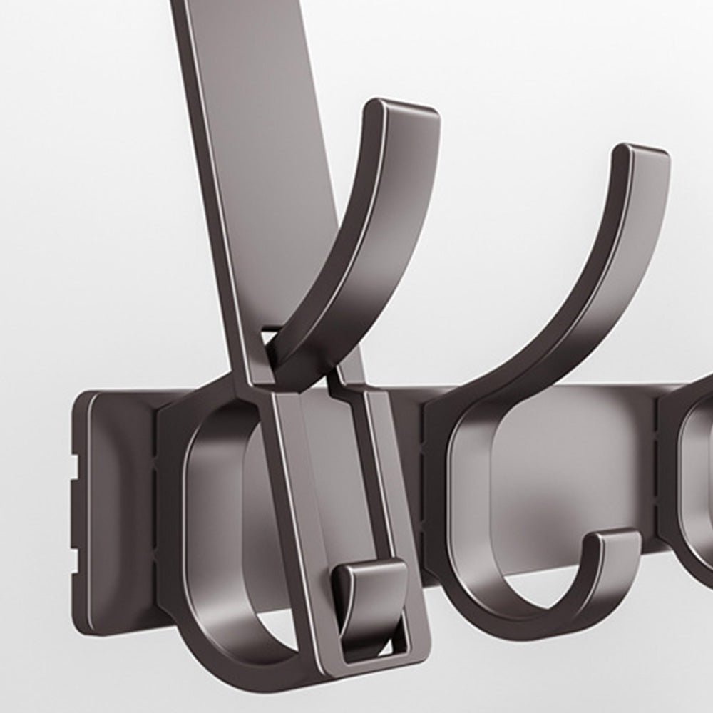 Over The Door Hooks Sturdy Door Hanger with 6 Hooks for Bathroom Bedroom