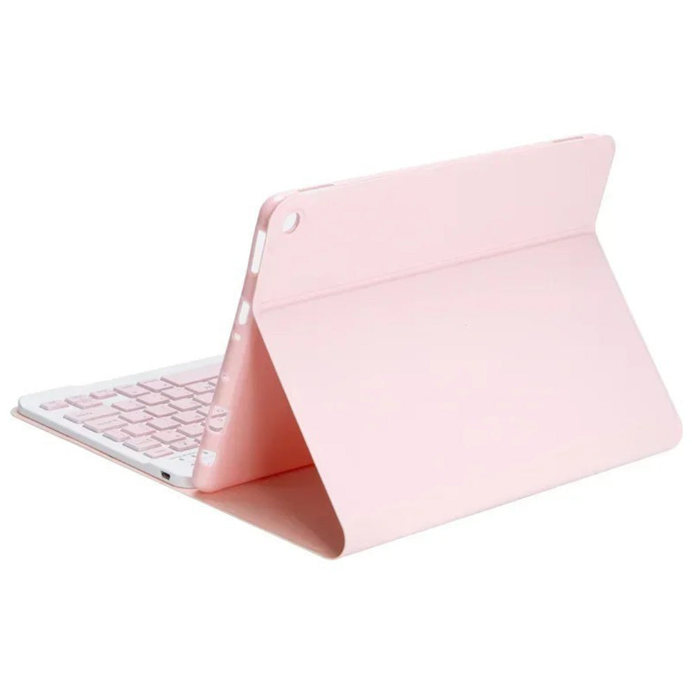 Keyboard Case and Mouse for Samsung Tab S11 S10 S9 S8 S7 11 Inch Models-Pink