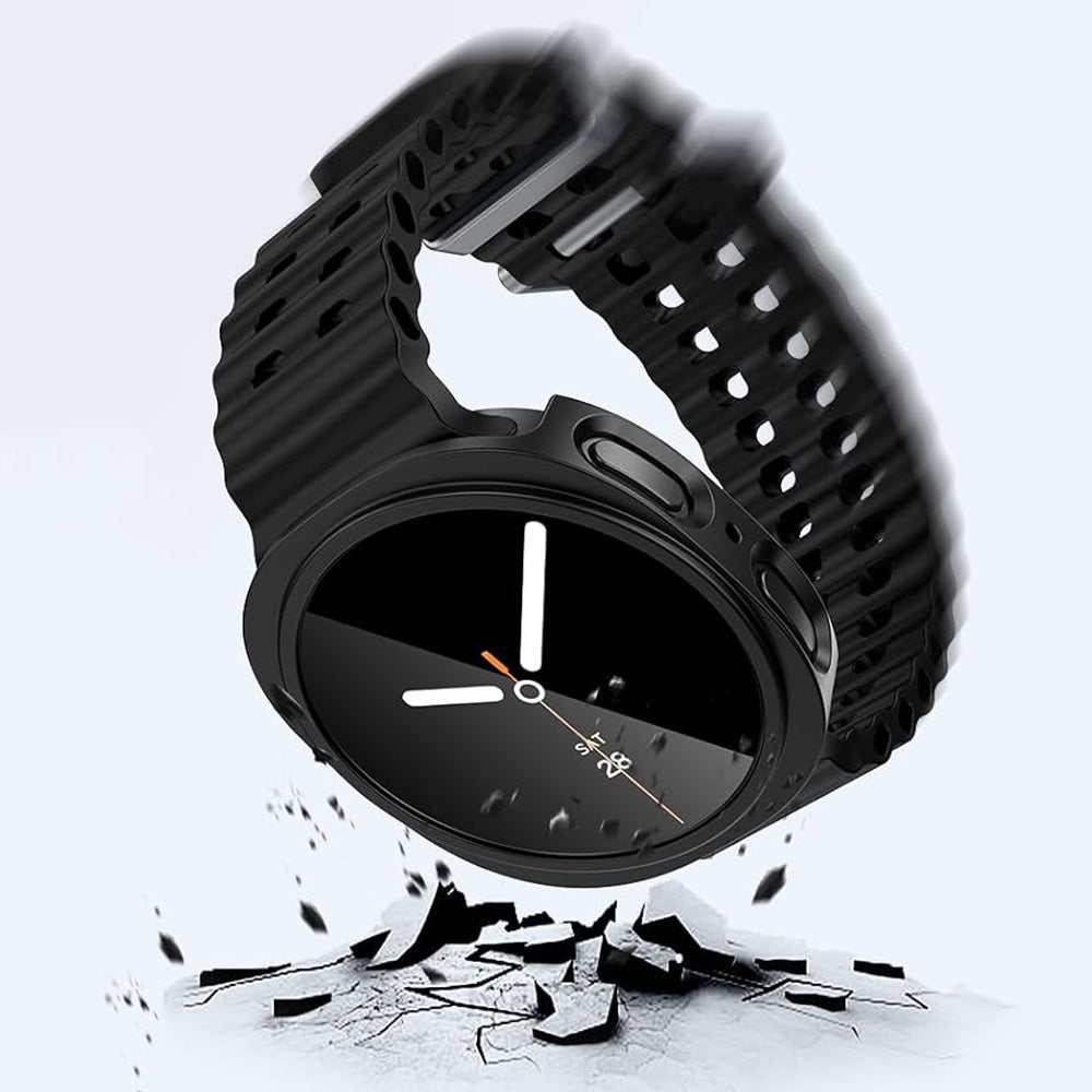 5 Pack Screen Protector Case with Screen Protector for Samsung Galaxy Watch8