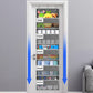 5-Tier Over the Door Hanging Storage Organizer with 10 Side Mesh Pockets